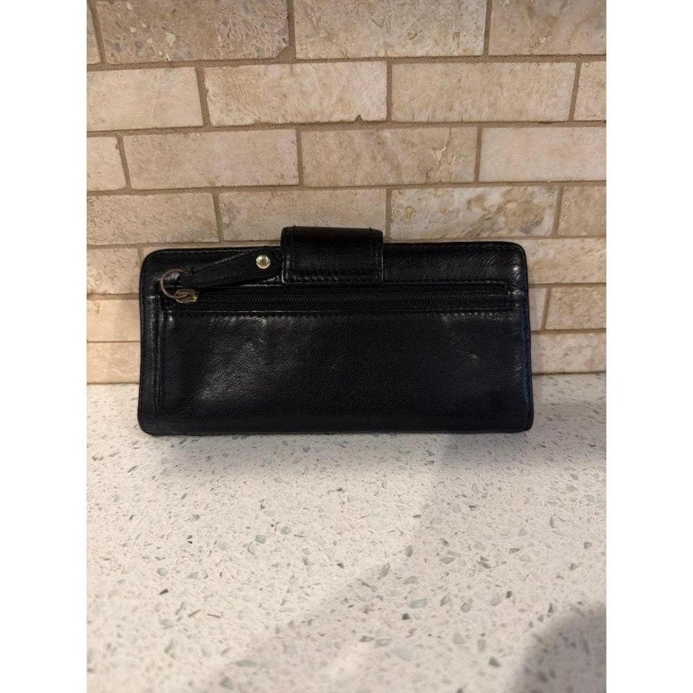 Black Leather Coach Wallet - Picture 2 of 3